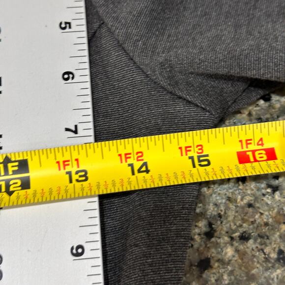 HM Womens Dress 8 Gray Wednesday Adams Inspired Peter Pan Black Collar Grunge - Picture 8 of 8